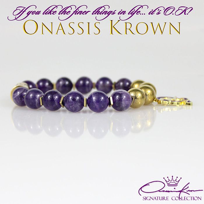 omega psi phi purple and gold bracelet