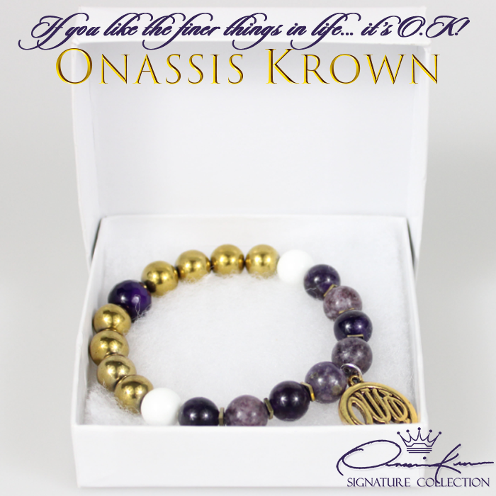 omega psi phi gold charm bracelet