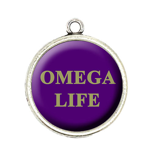 omega psi phi greek life jewelry bracelet charm
