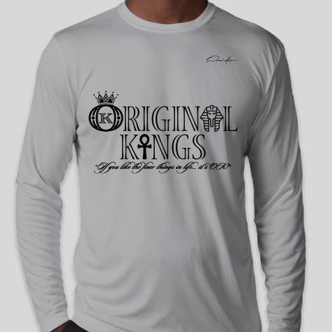 original kings shirt in gray