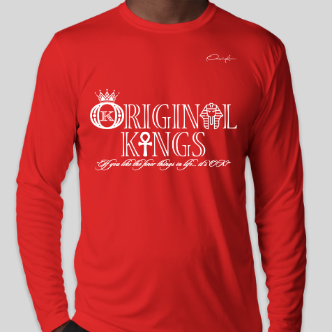 original kings shirt in red