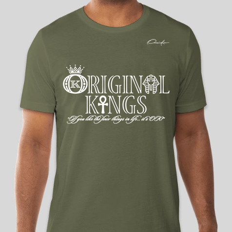 original kings t-shirt army green