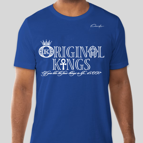 original kings t-shirt royal blue