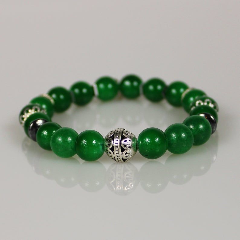 st patrick's day celtic charm bead bracelet