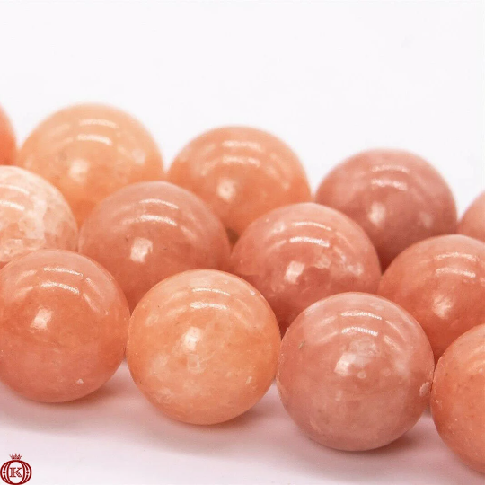 buy peach calcite gemstone beads