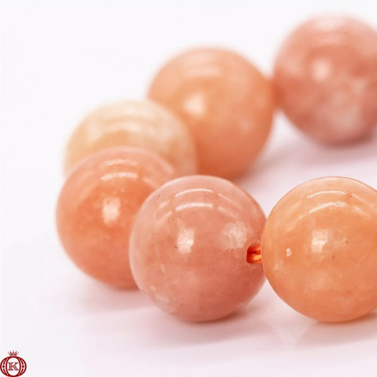 discount peach calcite gemstone beads