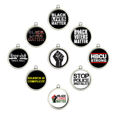 black lives matter social justice charms