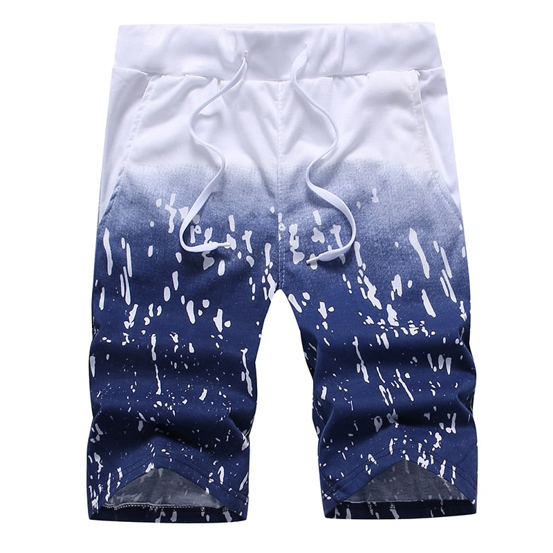 splattered paint shorts
