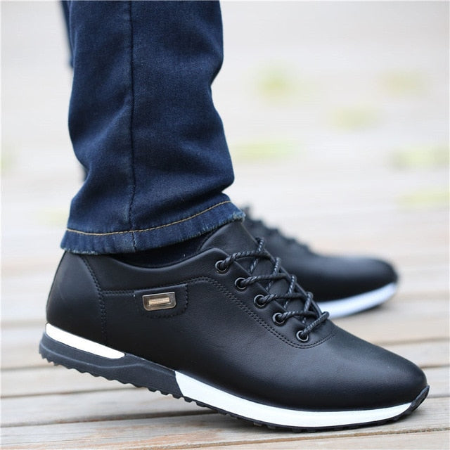 black italian casual walking shoes 