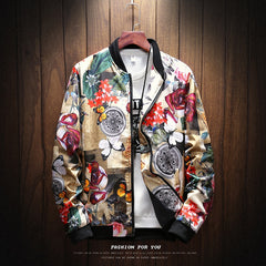 Street Swag Designer Style Floral Jackets - Art Collage / M - Jackets