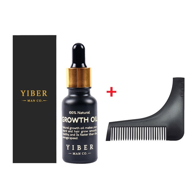 beard growth oil comb