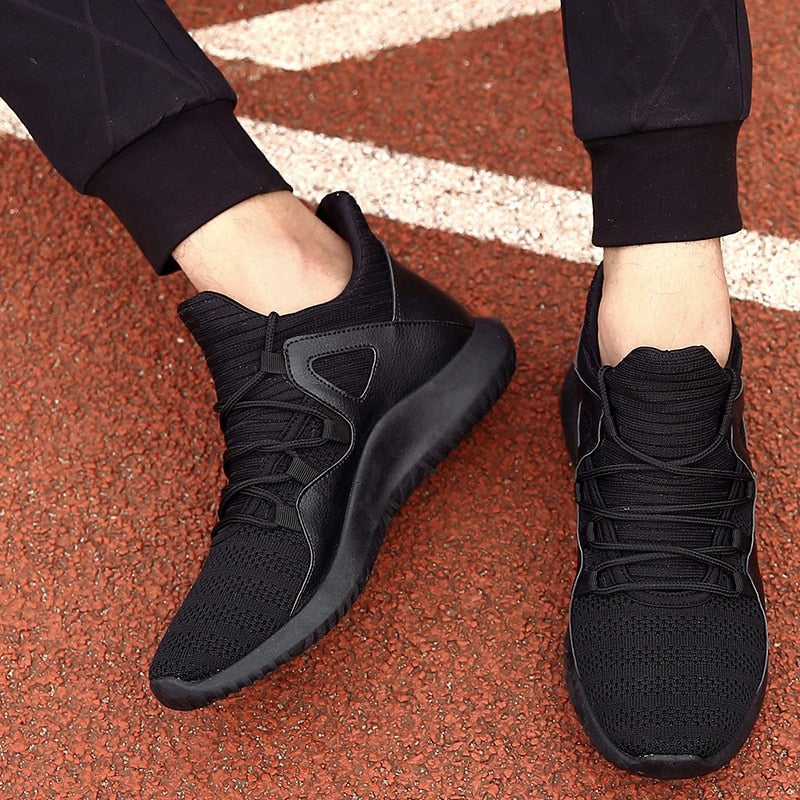 black walking shoes