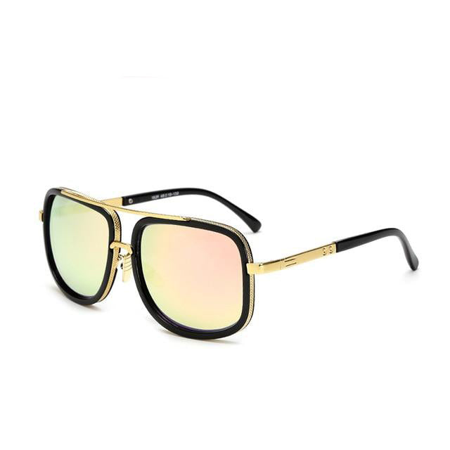 pink large frame designer sunglasses