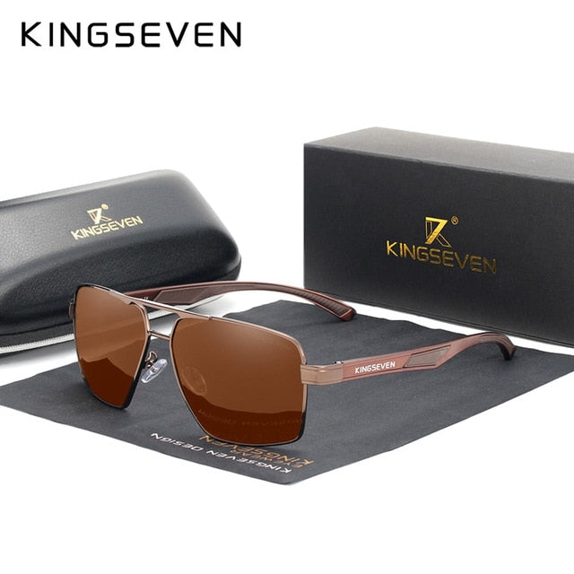 king seven aluminum polarized sunglasses