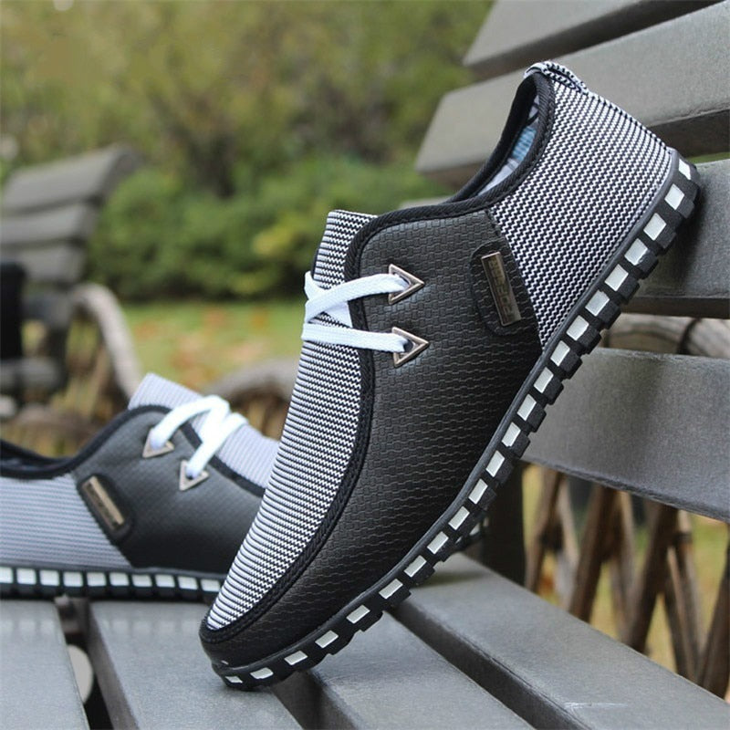 black and white italian driver loafers