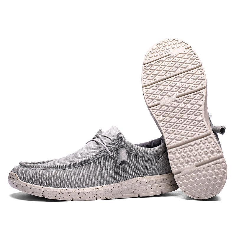 light gray men's casual walking shoes
