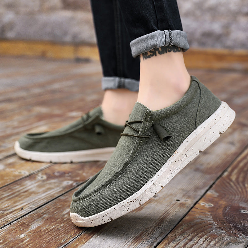 green sustainable casual walking shoes