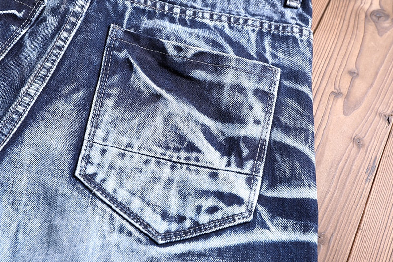 denim zipper jeans blue