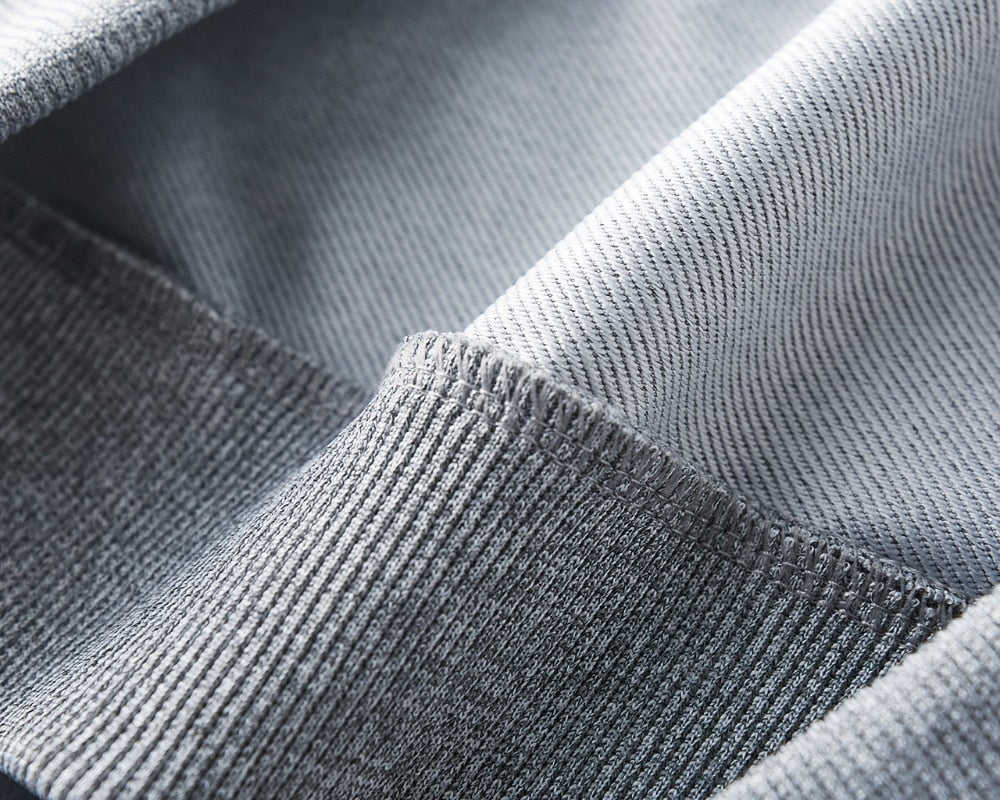 gray white stripe hoodie sweat suit