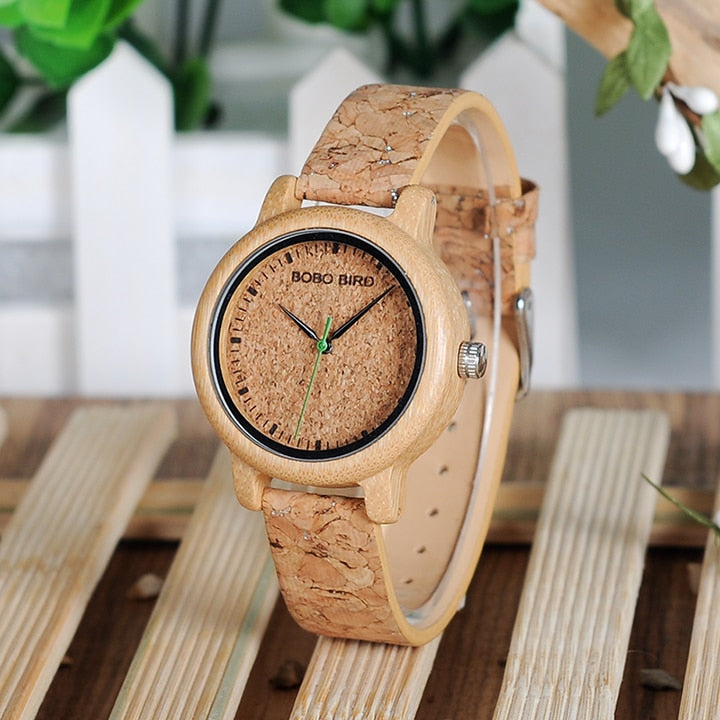 corkboard wood watch