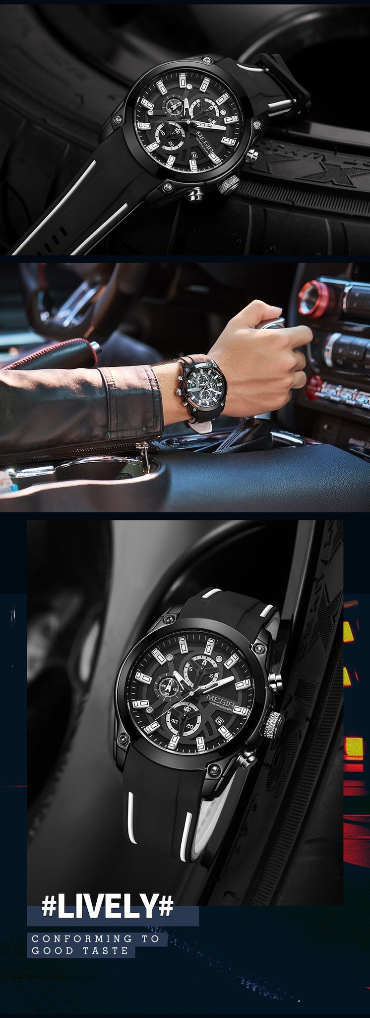 Stylish Beast Mode Sports Watch – Onassis Krown