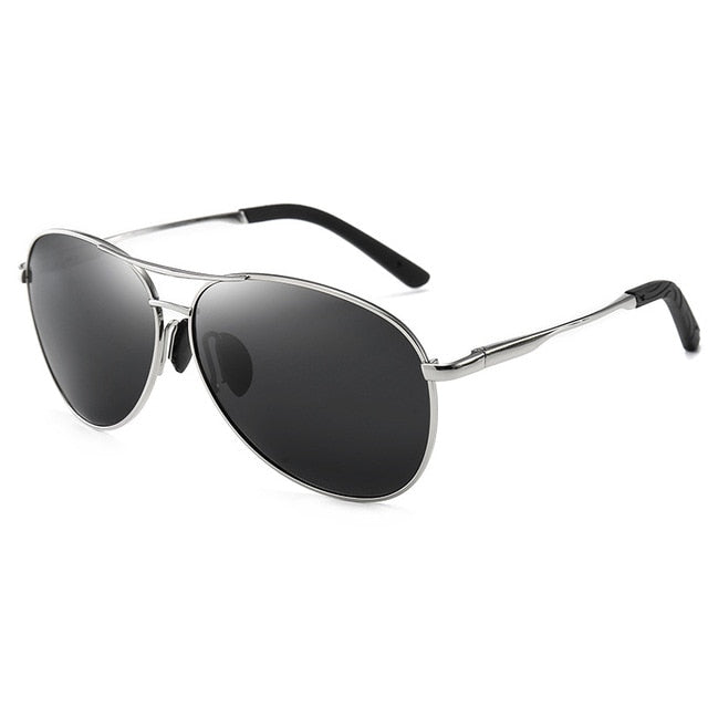 color changing black silver polarized sunglasses