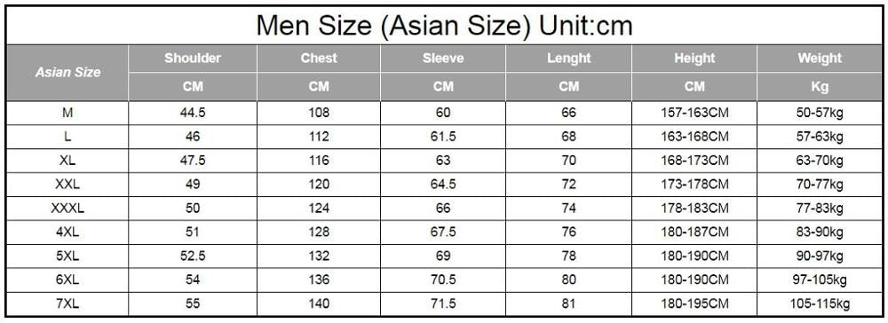 military cargo denim jacket size chart