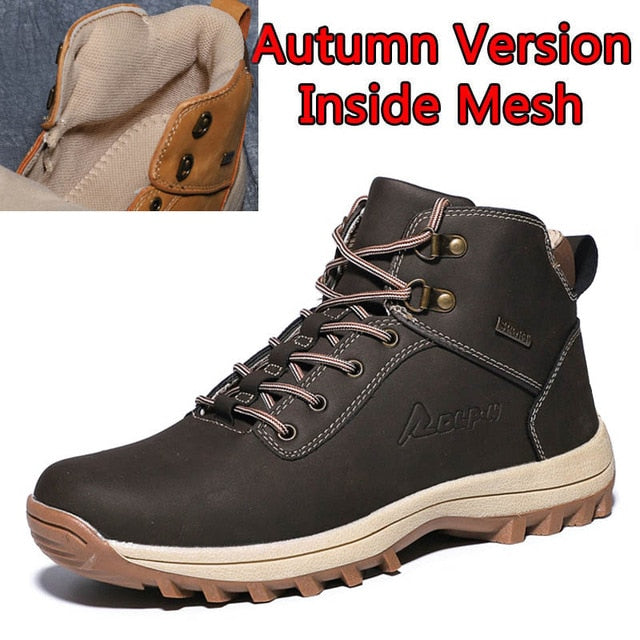 dark brown leather athletic hiking boot 