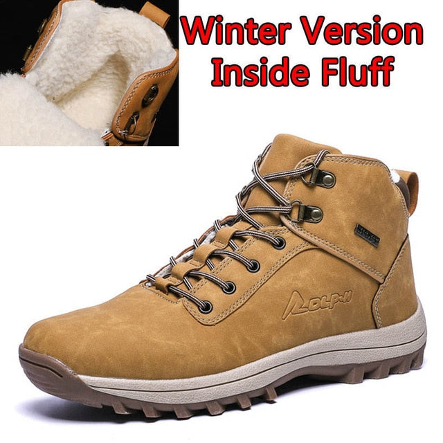 tan suede athletic hiking boot 
