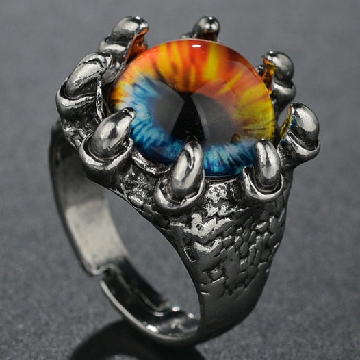 colorful orb ring