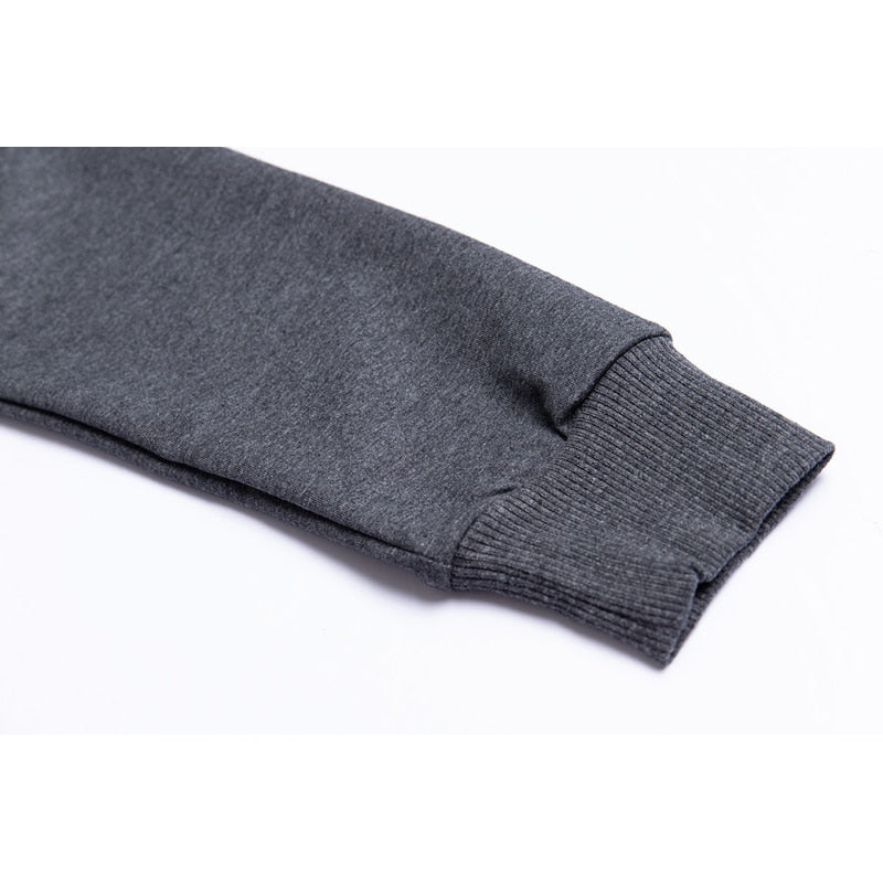 gray long sleeve stand up collar shirt