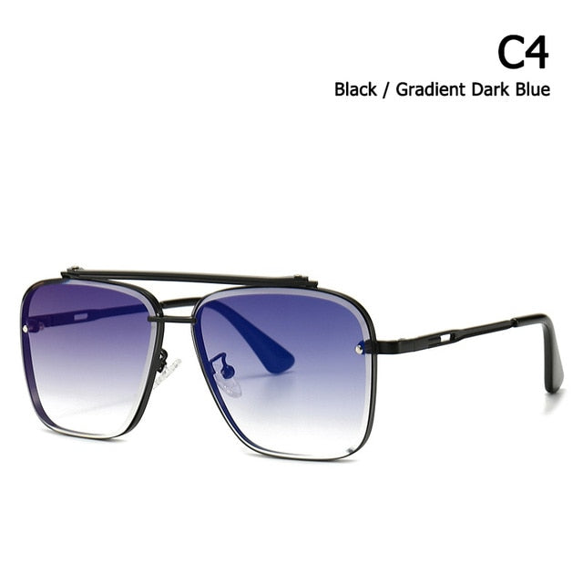 black gradient dark blue sunglasses