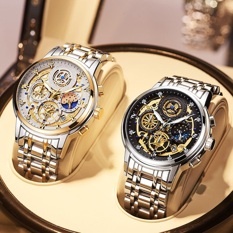 big face luxury watch set