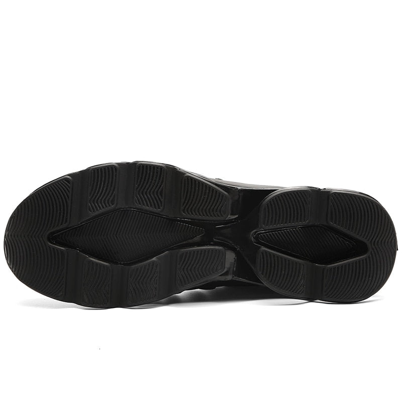 black running shoe sole