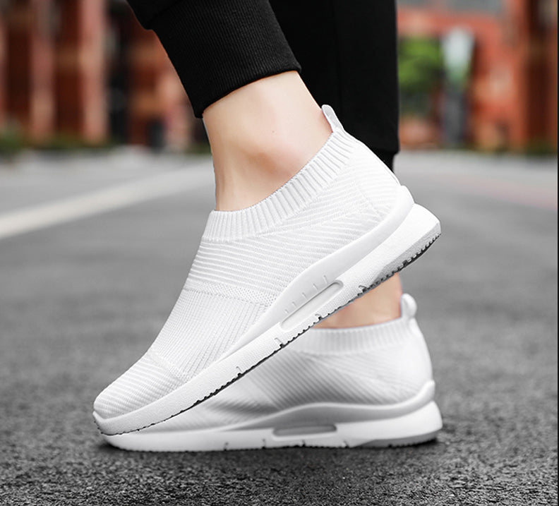 all white renewable sustainable walking shoes