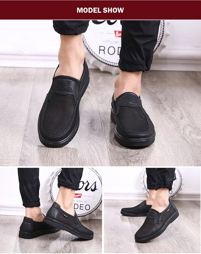 black see through summer casual shoes