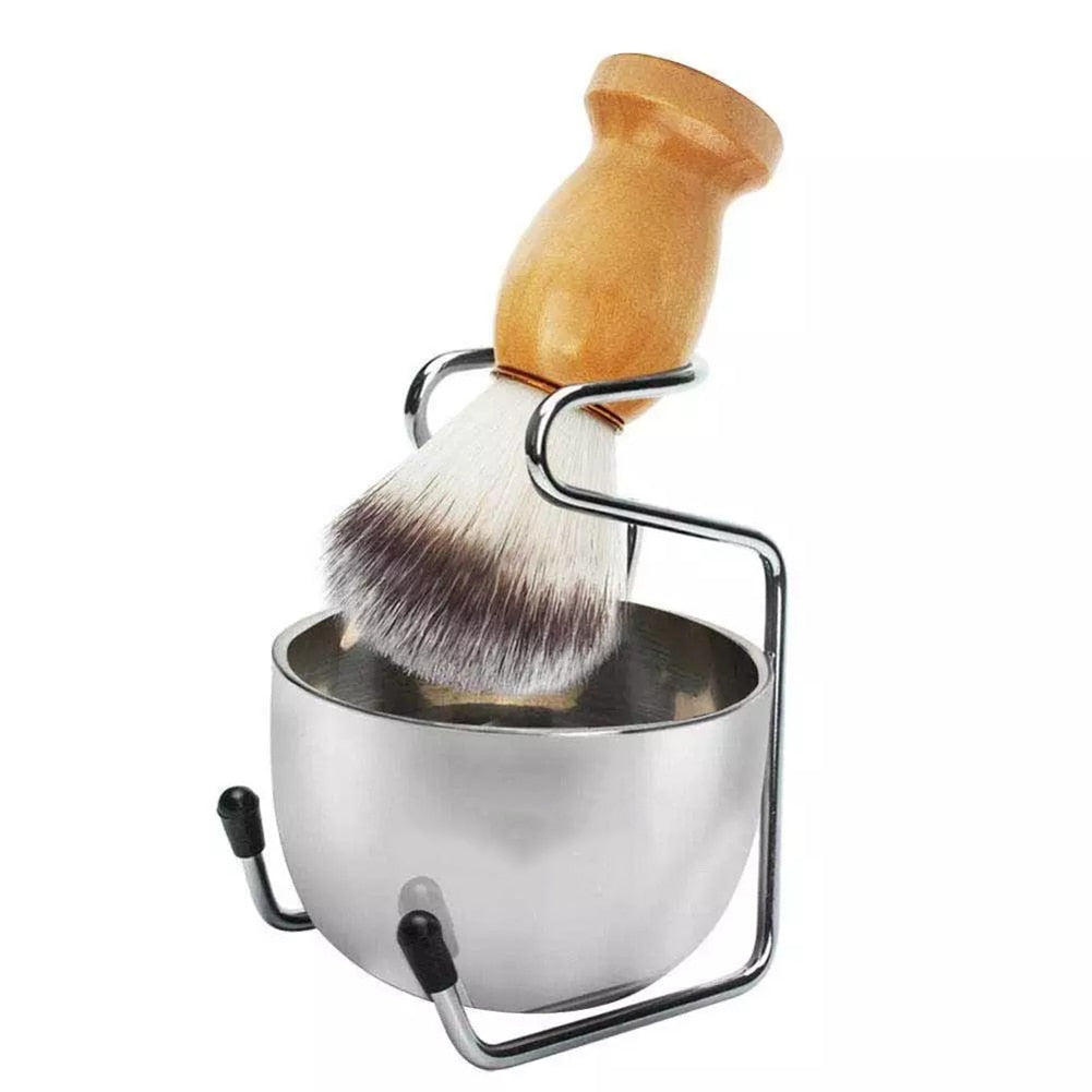 authentic boar shaving cream brush kit
