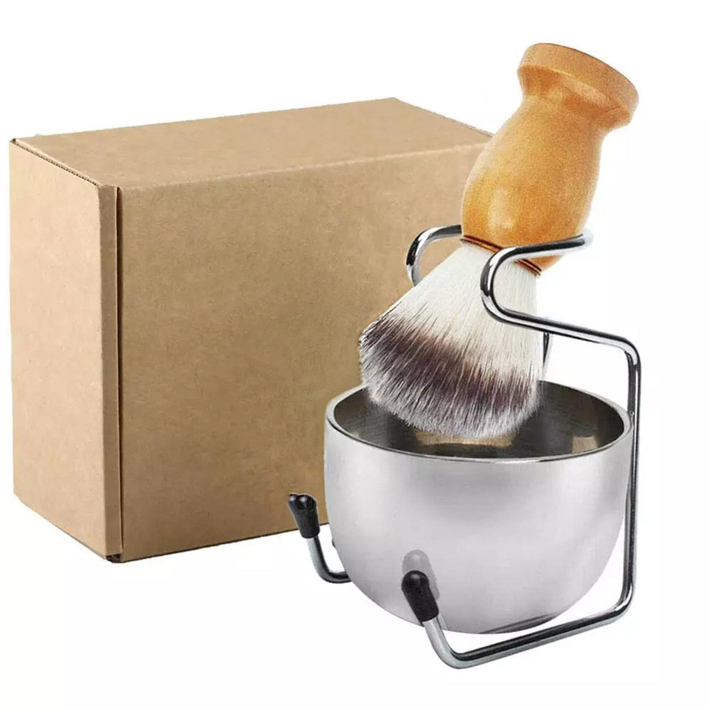 authentic boar shaving cream brush gift set
