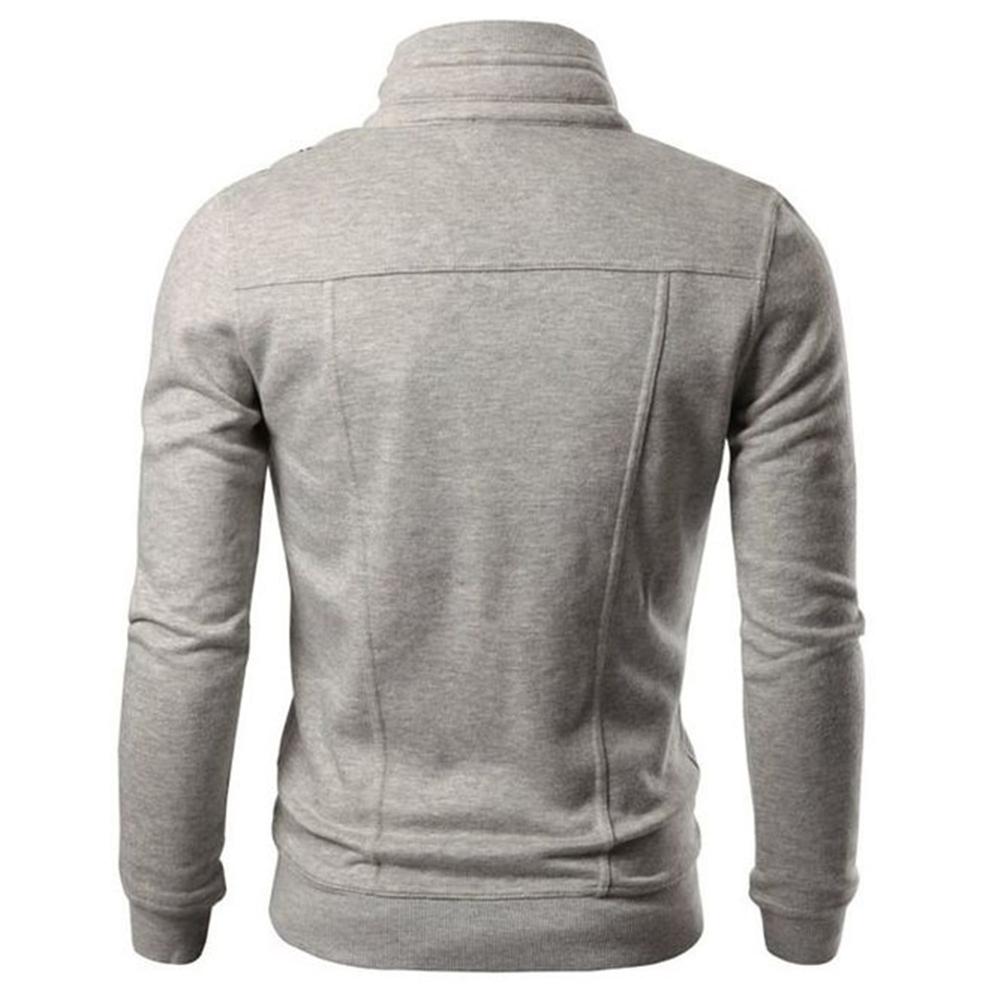 light gray sweatshirt jacket