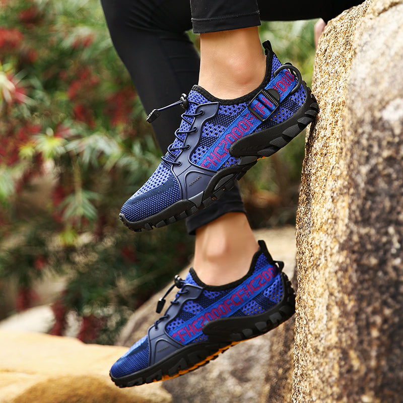 royal blue athletic hiking boots