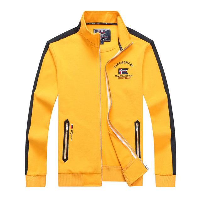 yellow yacht club jacket