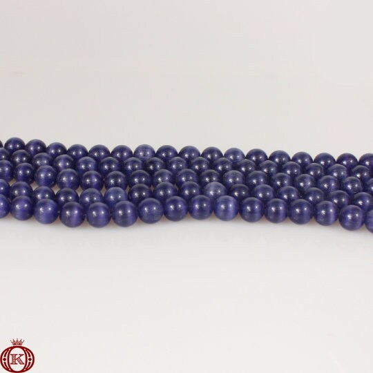 quality purple cats eye gemstone beads