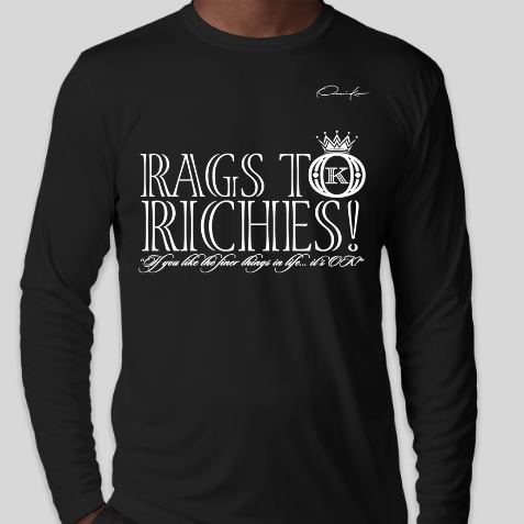 rags to riches shirt black