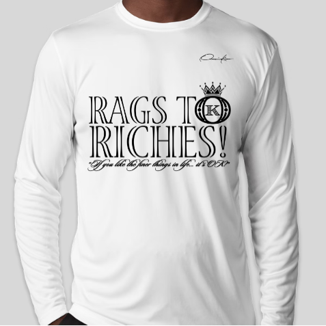 rags to riches shirt white