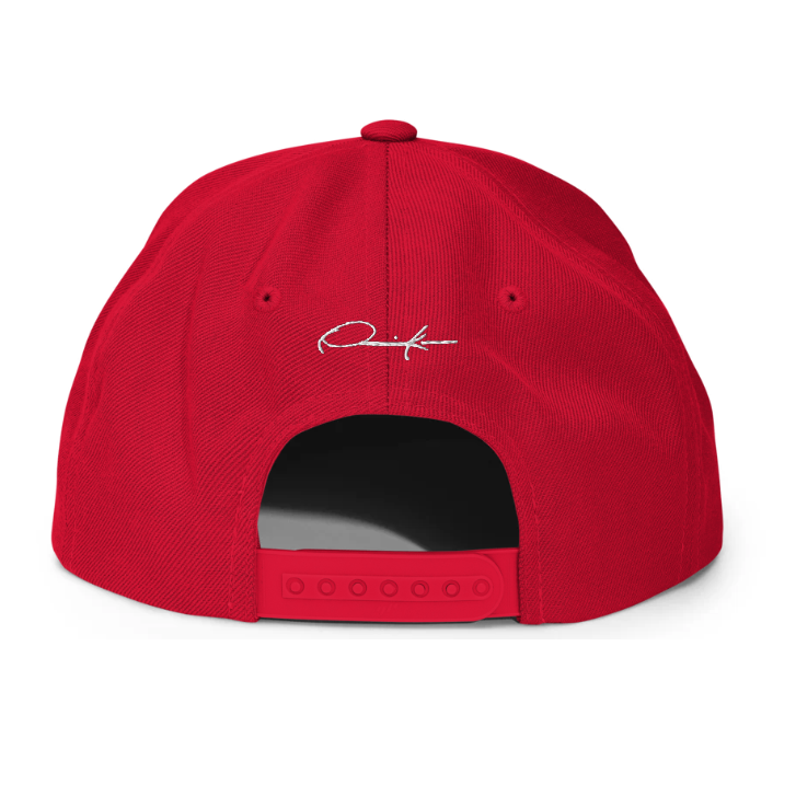 signature fashion brand cap red