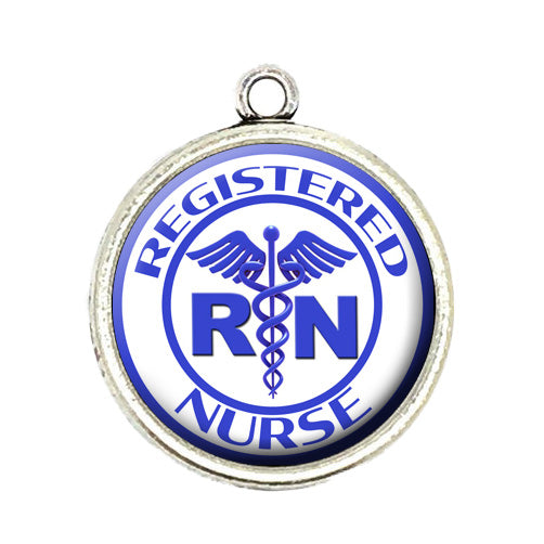 registered nurse cabochon charm