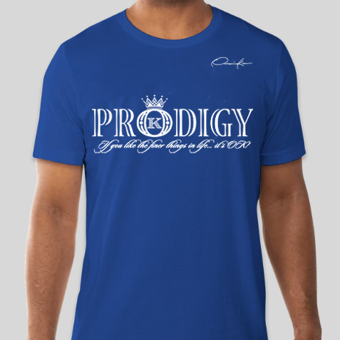 prodigy t-shirt royal blue