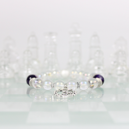 sahasrara chakra bracelet chess board