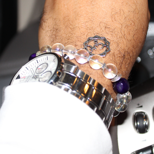 sahasrara chakra bracelet watch combo