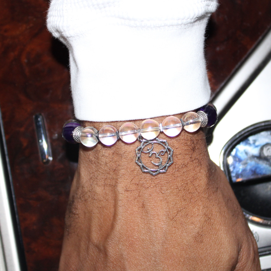 sahasrara chakra charm bracelet